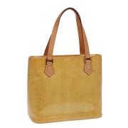 Pre-owned Leather handbags Louis Vuitton Vintage , Beige , Dames