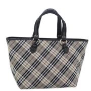 Pre-owned Fabric totes Burberry Vintage , Gray , Dames