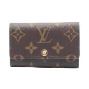 Pre-owned Plastic key-holders Louis Vuitton Vintage , Brown , Dames