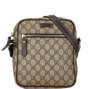 Pre-owned Canvas gucci-bags Gucci Vintage , Beige , Dames