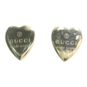 Pre-owned Silver earrings Gucci Vintage , Gray , Dames