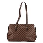 Pre-owned Canvas louis-vuitton-bags Louis Vuitton Vintage , Brown , Da...