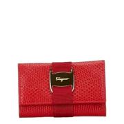 Pre-owned Leather key-holders Salvatore Ferragamo Pre-owned , Red , Da...