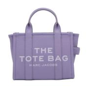 Mini Leren Tote Tas Marc Jacobs , Purple , Dames