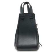 Pre-owned Leather handbags Loewe Pre-owned , Black , Dames