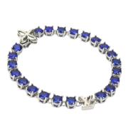 Pre-owned Metal bracelets Louis Vuitton Vintage , Blue , Dames