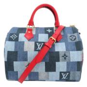 Pre-owned Denim louis-vuitton-bags Louis Vuitton Vintage , Blue , Dame...