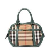 Pre-owned Canvas shoulder-bags Burberry Vintage , Beige , Dames