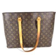 Pre-owned Fabric louis-vuitton-bags Louis Vuitton Vintage , Brown , Da...