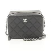 Pre-owned Canvas chanel-bags Chanel Vintage , Black , Dames