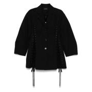 Gesculpteerde Korsetjas met Pofmouwen Simone Rocha , Black , Dames