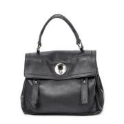 Pre-owned Leather shoulder-bags Yves Saint Laurent Vintage , Black , D...