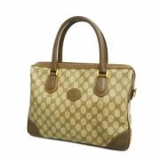 Pre-owned Plastic gucci-bags Gucci Vintage , Brown , Dames