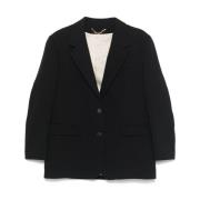 Maia Boyfriend Blazer Golden Goose , Black , Dames