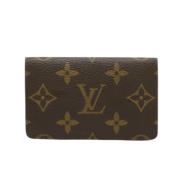 Pre-owned Fabric wallets Louis Vuitton Vintage , Brown , Dames