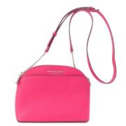 Pre-owned Leather crossbody-bags Michael Kors Pre-owned , Pink , Dames