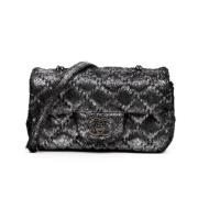 Pre-owned Canvas shoulder-bags Chanel Vintage , Black , Dames