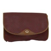 Pre-owned Canvas clutches Gucci Vintage , Red , Dames