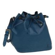 Pre-owned Leather louis-vuitton-bags Louis Vuitton Vintage , Blue , Da...