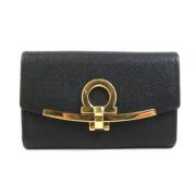 Pre-owned Leather key-holders Salvatore Ferragamo Pre-owned , Black , ...