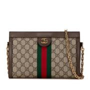 Pre-owned Canvas crossbody-bags Gucci Vintage , Beige , Dames