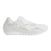 Witte Sneakers Lichtgewicht Technische Stof Mesh Bottega Veneta , Whit...