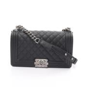 Pre-owned Canvas chanel-bags Chanel Vintage , Black , Dames