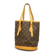 Pre-owned Fabric louis-vuitton-bags Louis Vuitton Vintage , Brown , Da...