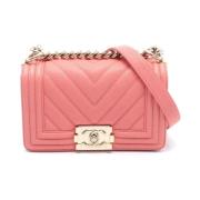 Pre-owned Canvas chanel-bags Chanel Vintage , Pink , Dames