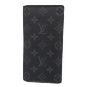 Pre-owned Canvas wallets Louis Vuitton Vintage , Gray , Dames