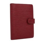 Pre-owned Leather home-office Louis Vuitton Vintage , Red , Unisex