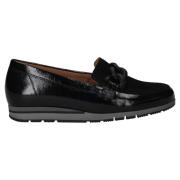 Comfortabele Slip-On Loafer in Zwart Gabor , Black , Dames