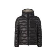 Heren Hooded Bryant Puffer Jas Blauer , Black , Heren