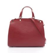 Pre-owned Leather louis-vuitton-bags Louis Vuitton Vintage , Red , Dam...