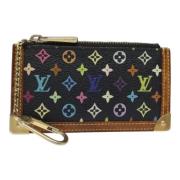 Pre-owned Canvas wallets Louis Vuitton Vintage , Black , Dames