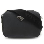 Pre-owned Leather prada-bags Prada Vintage , Black , Dames