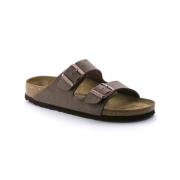 Arizona Mocca Sandalen Birkenstock , Beige , Dames