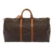 Pre-owned Canvas travel-bags Louis Vuitton Vintage , Brown , Dames