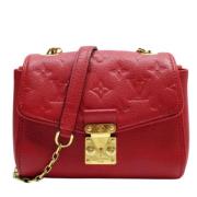 Pre-owned Fabric louis-vuitton-bags Louis Vuitton Vintage , Red , Dame...