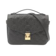 Pre-owned Leather louis-vuitton-bags Louis Vuitton Vintage , Black , D...