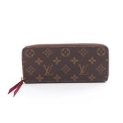 Pre-owned Leather wallets Louis Vuitton Vintage , Brown , Dames