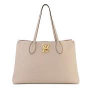 Pre-owned Leather louis-vuitton-bags Louis Vuitton Vintage , Gray , Da...