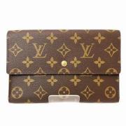 Pre-owned Fabric wallets Louis Vuitton Vintage , Brown , Dames