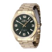 Stijlvol Heren Quartz Horloge - Groene Wijzerplaat Invicta Watches , Y...