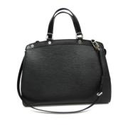 Pre-owned Leather louis-vuitton-bags Louis Vuitton Vintage , Black , D...