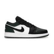 Groene Teen Lage Sneakers Meisjes Stijl Jordan , Black , Dames