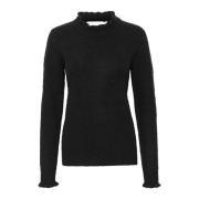 Flounce Pullover Trui met Gekrulde Randen en Glittereffecten InWear , ...