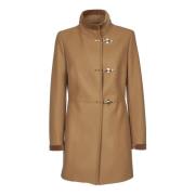 Kameel Virginia Jas Slim Fit Fay , Beige , Dames