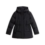 Zwarte Pufferjas voor Vrouwen Woolrich , Black , Dames