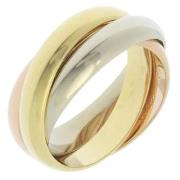 Pre-owned Fabric rings Cartier Vintage , Yellow , Dames